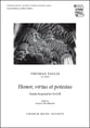 Honor, Virtus et Potestas SAATB choral sheet music cover